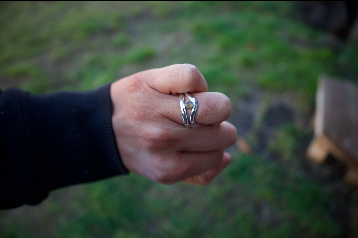 Anillo "cumbre" citrino