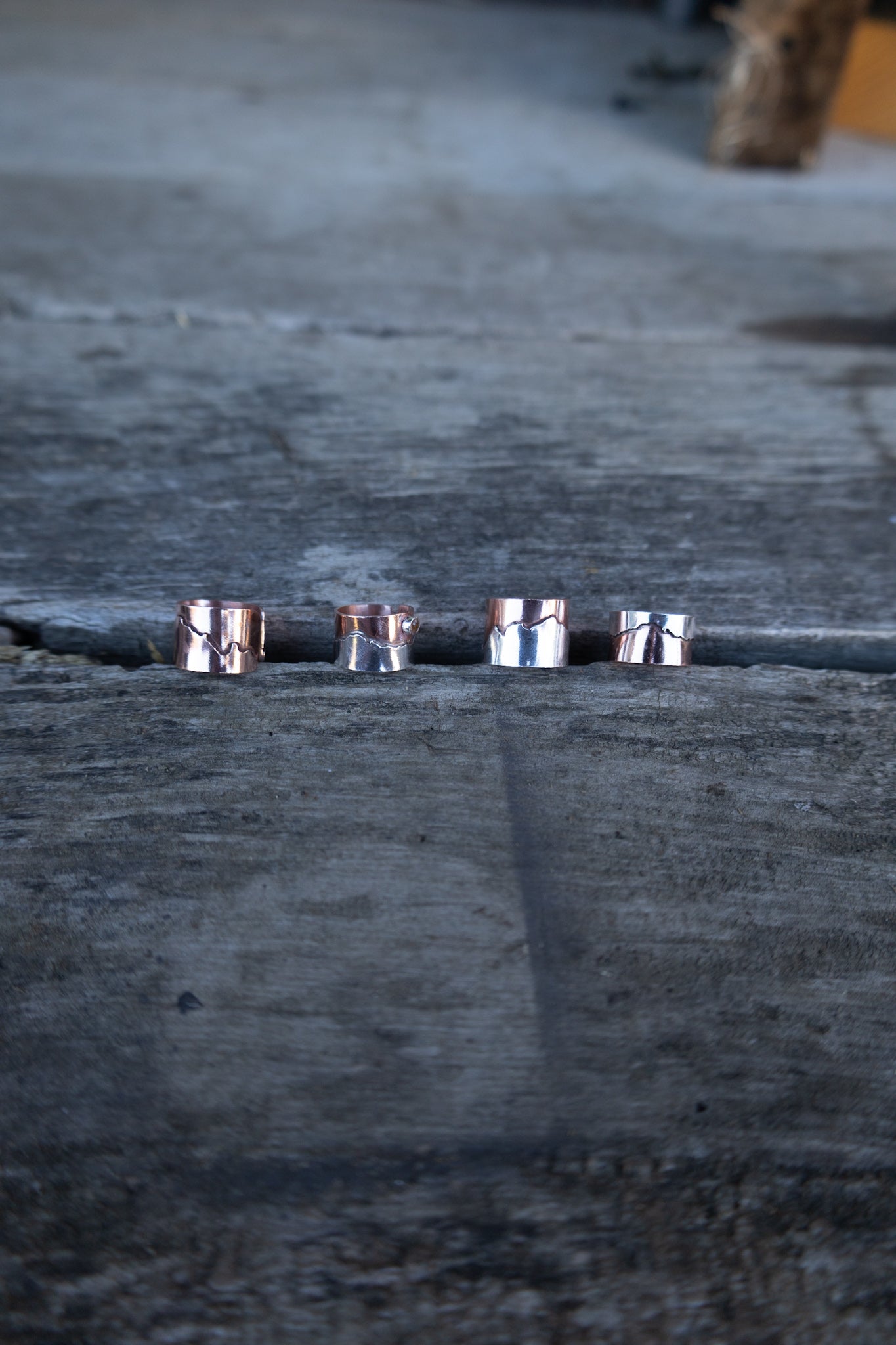 Anillo montañoso cobre