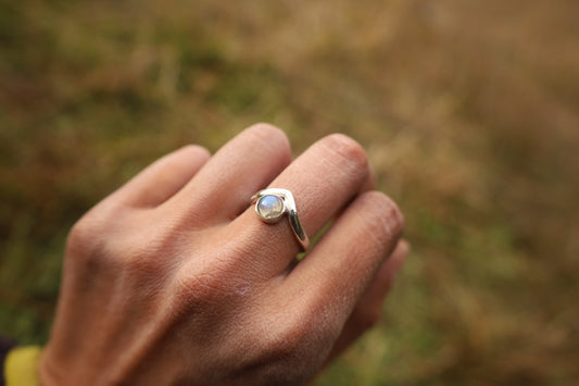 Anillo cumbre labradorita