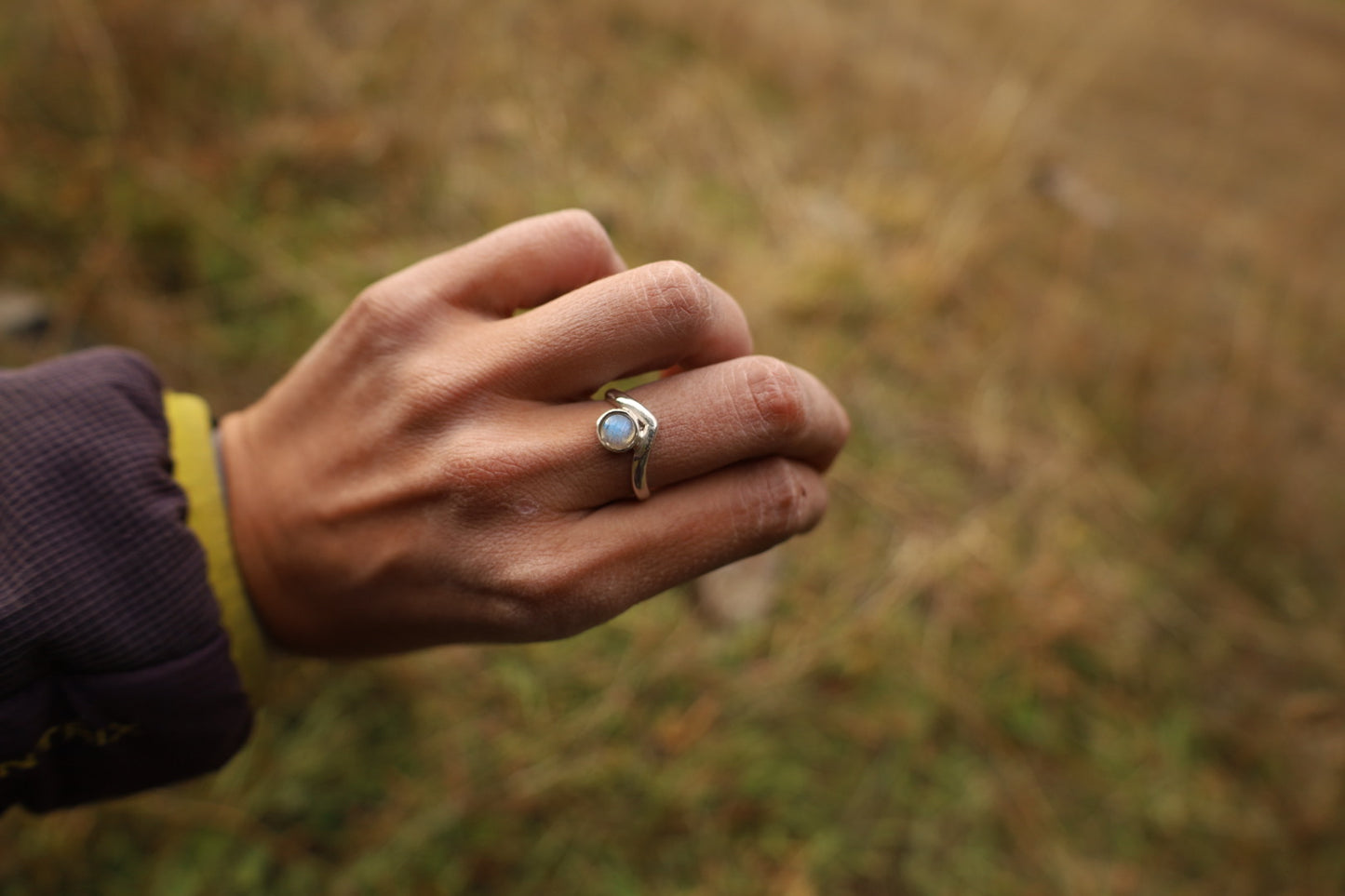 Anillo cumbre labradorita