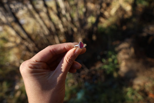 Anillo gota turmalina