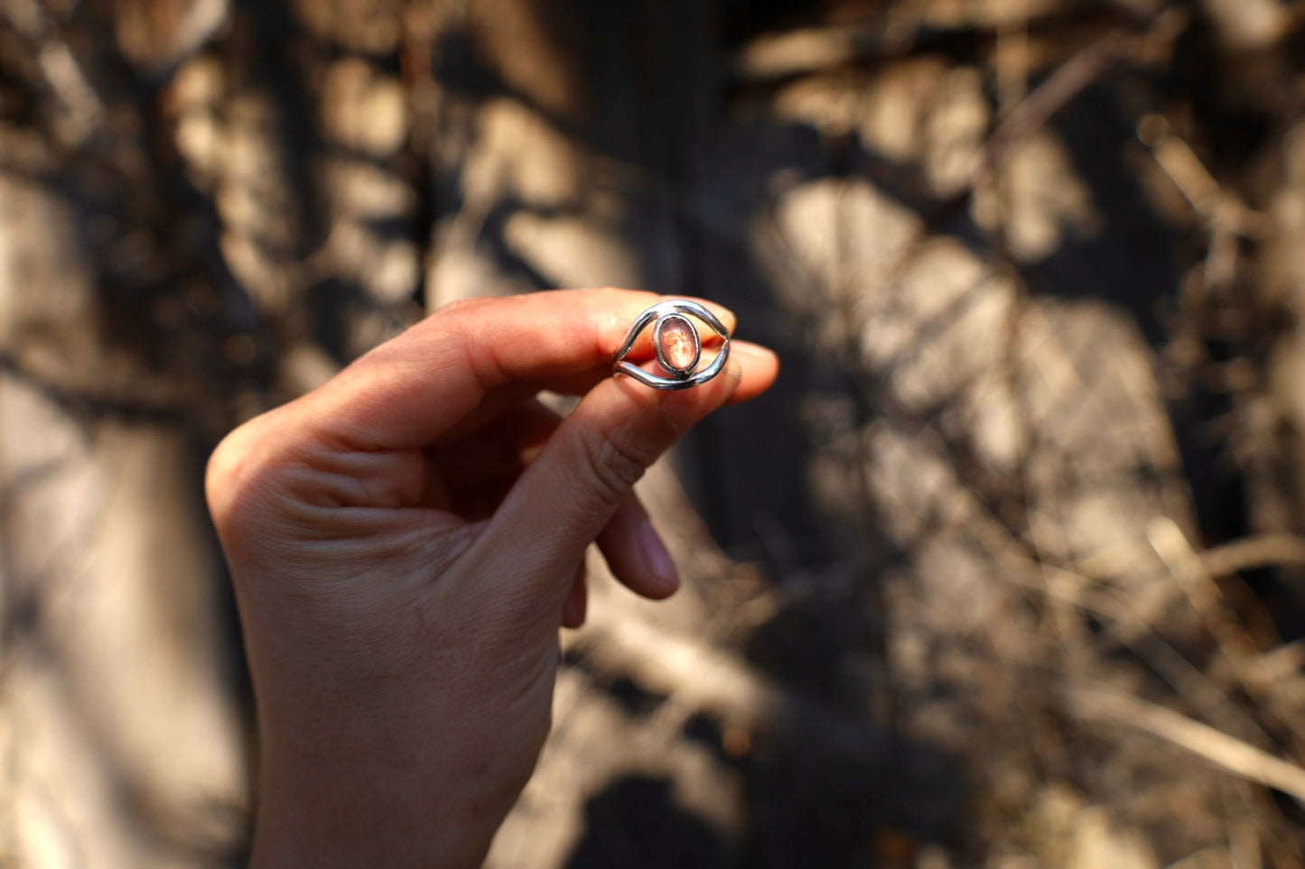 Anillo ojo turmalina