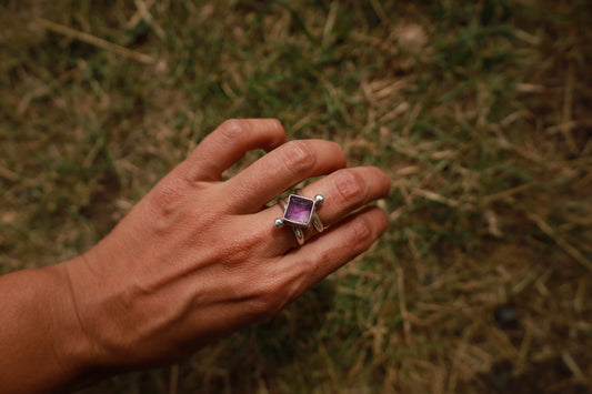 Anillo amatista pelotas