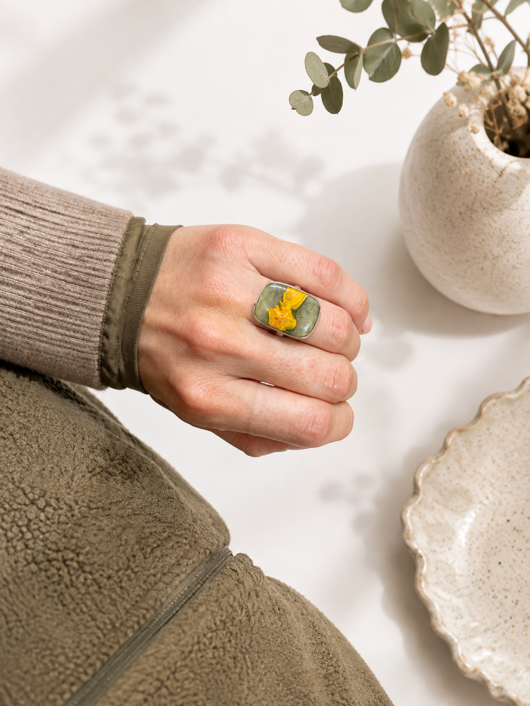 Anillo jaspe abejorro