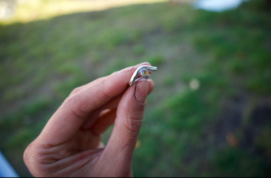 Anillo "cumbre" citrino