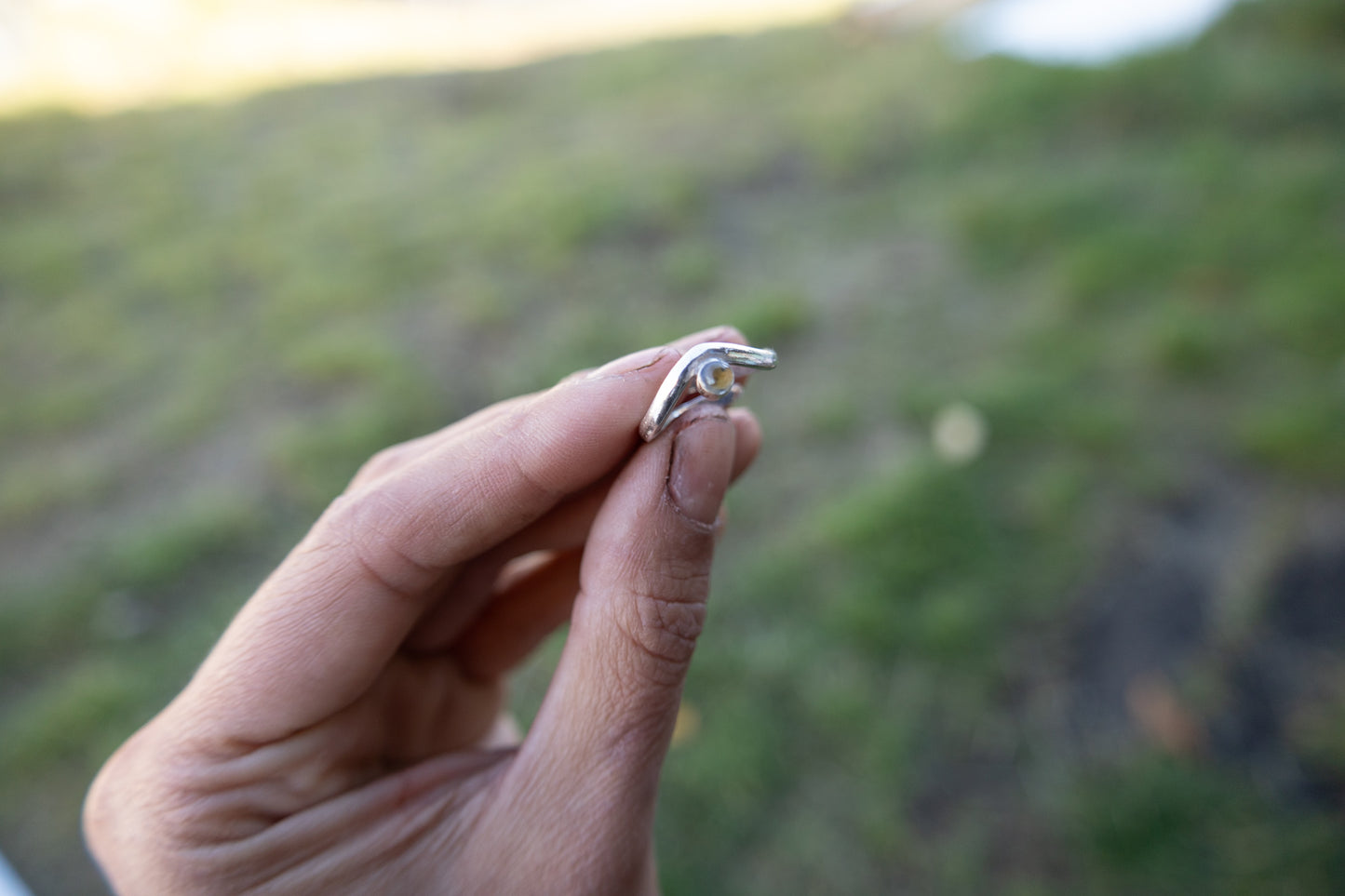 Anillo "Cumbre" Citrino