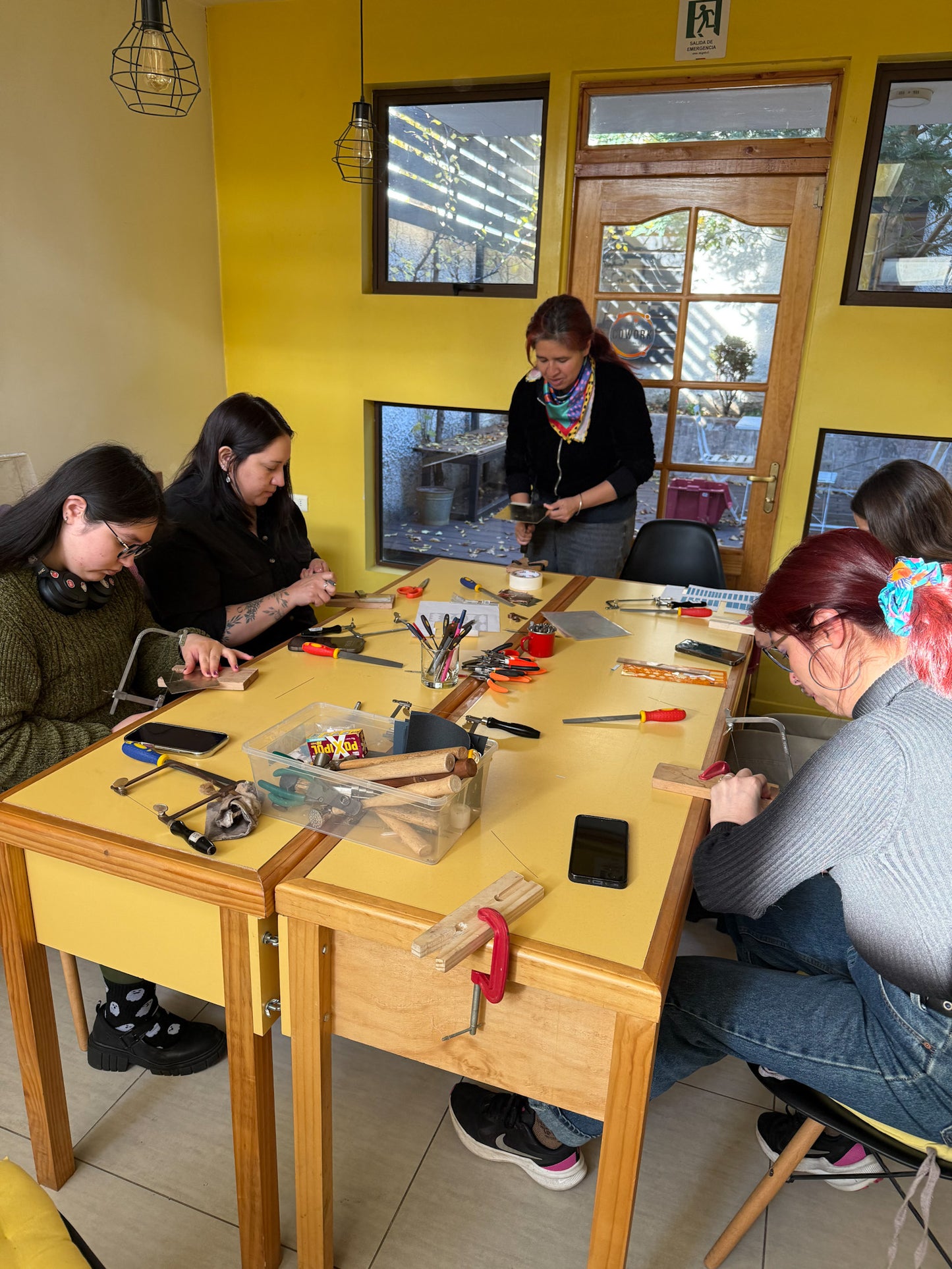 Taller de anillos texturizados