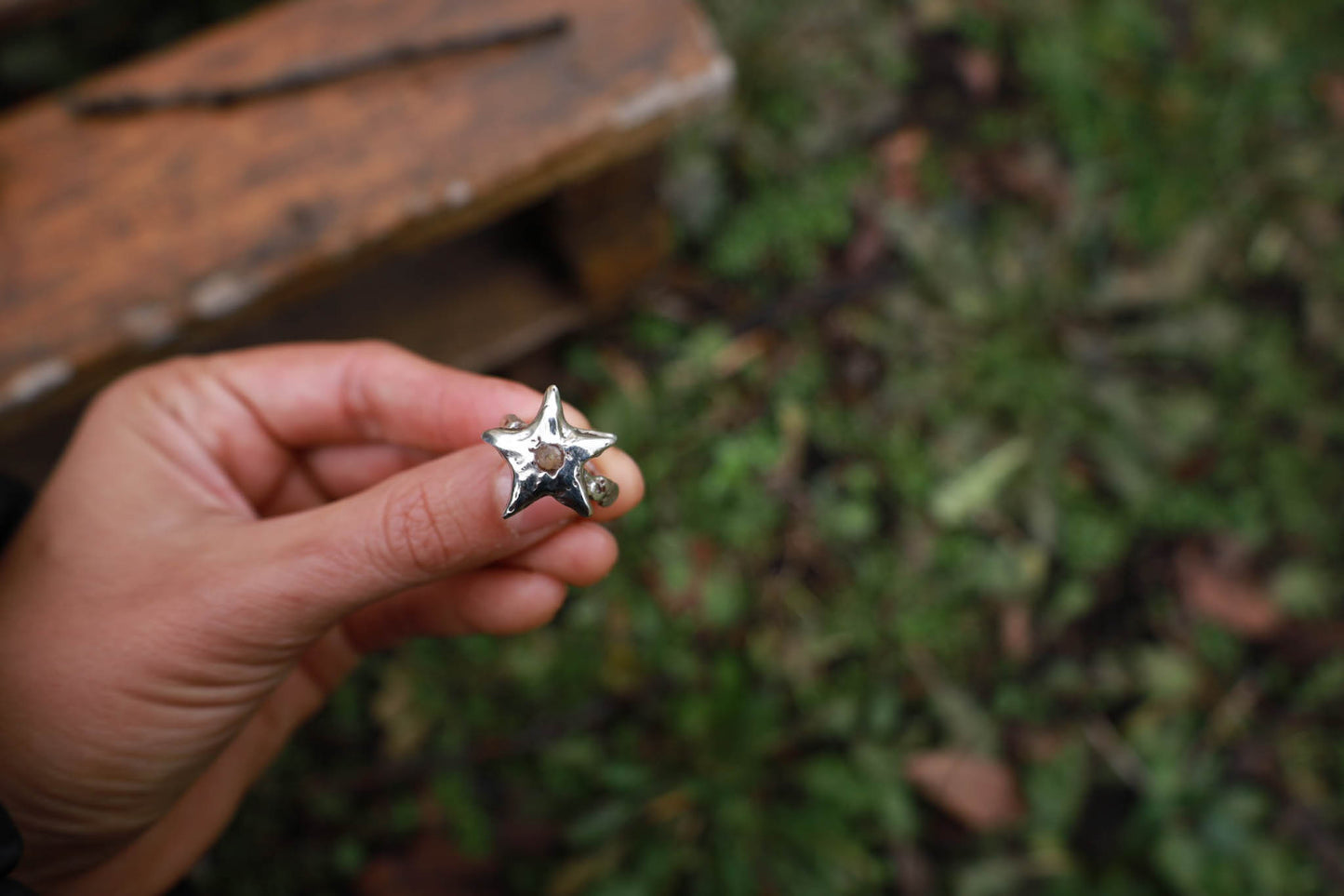Anillo Estrella Citrino
