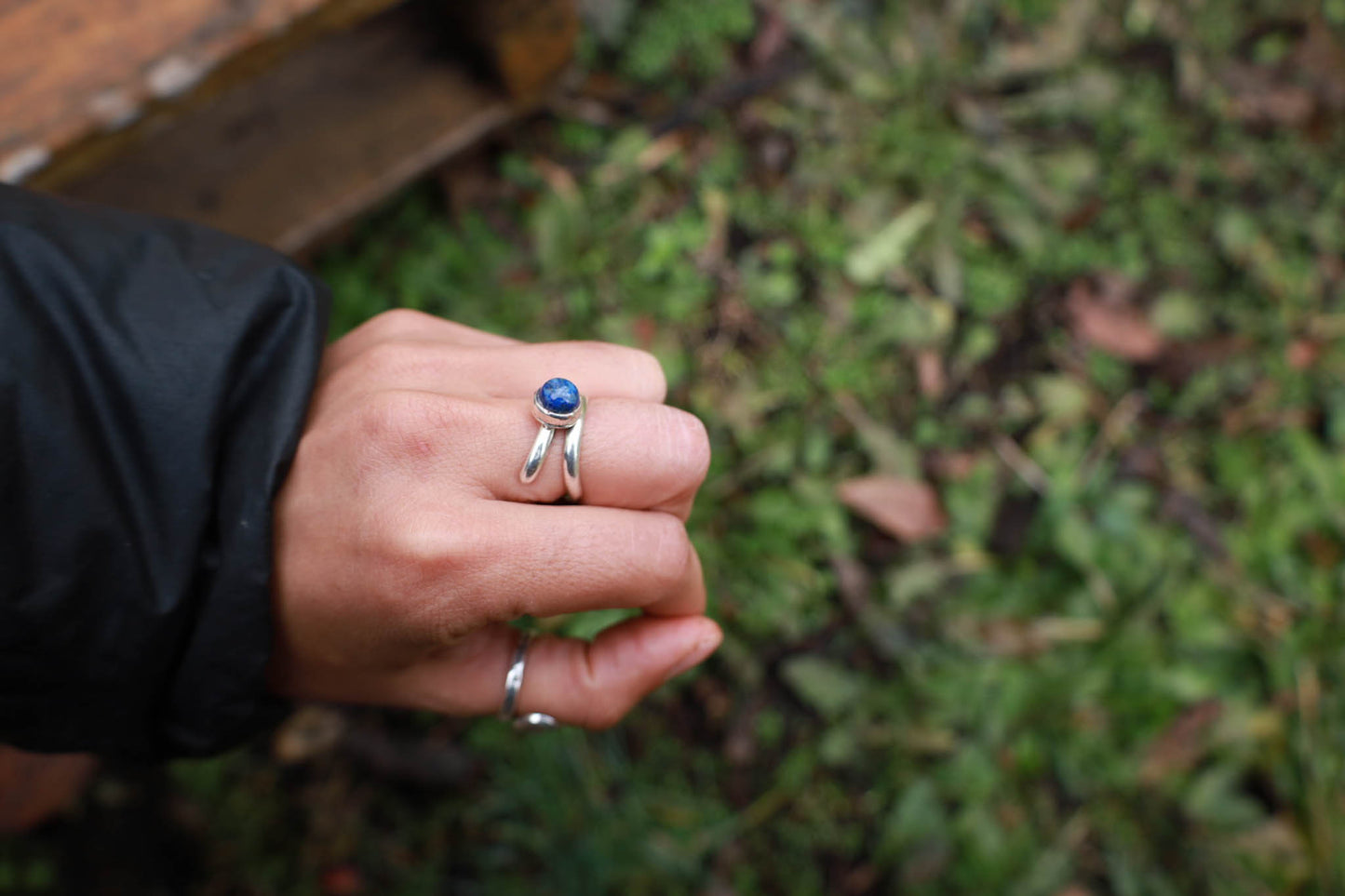 Anillo Irregular Lapizlazuli
